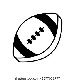 Rugby icon vector stock illustration