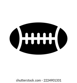 Rugby Icon Vector Symbol Design Illustration