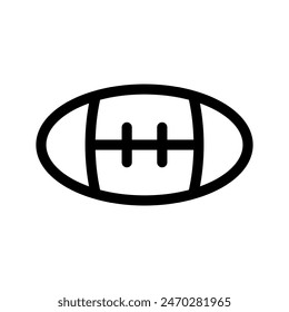 Rugby Icon Vector Symbol Design Illustration