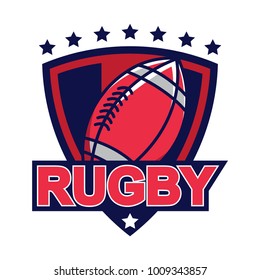 Rugby Logo, American Logo Sport