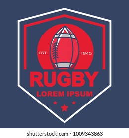 Rugby Logo, American Logo Sport