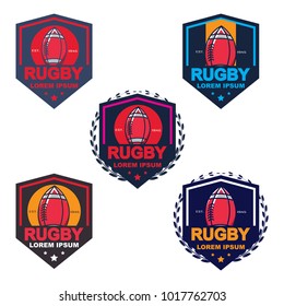 Rugby Logo, American Logo Sport