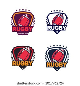 Rugby Logo, American Logo Sport