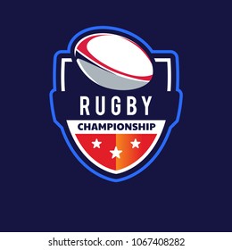 Rugby Logo, American Logo Sport