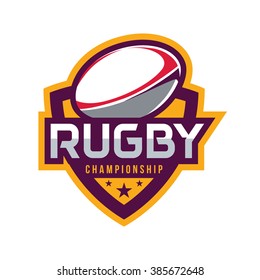 Rugby Logo, American Logo Sport