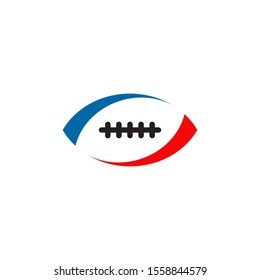 Rugby logo design inspiration vector template