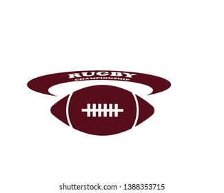 Rugby Logo design - Vector
