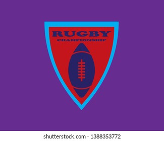 Rugby Logo design - Vector
