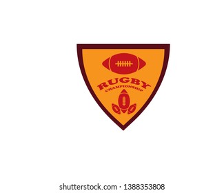 Rugby Logo design - Vector
