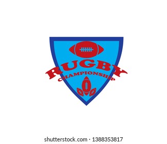Rugby Logo design - Vector

