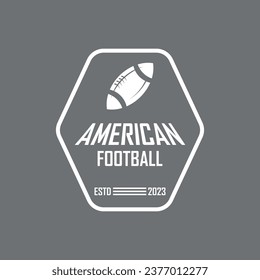 rugby logo vector icon illustration design. logo for sport, emblem and championship
