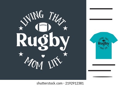 Rugby lover t shirt design