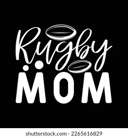 Rugby Mom Svg Cut Files