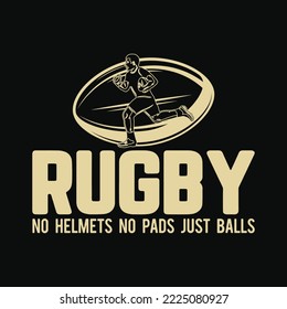 Rugby No Helmet No Pads Just Balls