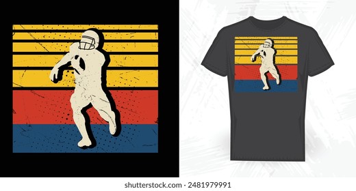 Rugby Player Funny Vintage Rugby T-shirt Design