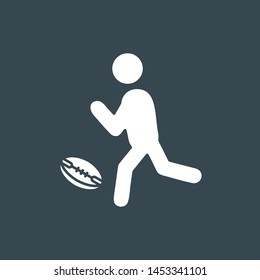 Rugby Player icon for your project
 