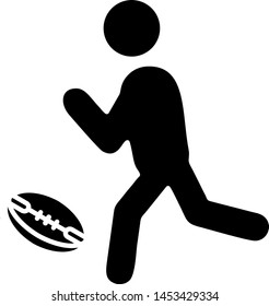 Rugby Player icon for your project
 