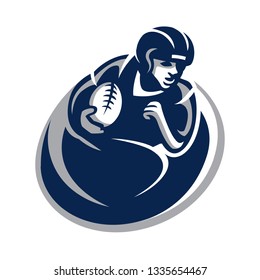 Logotipo de la mascota del Reproductor de Rugby