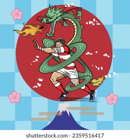 Rugby player who plays like a dragon