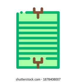 Rugby Playing Field Icon Vector. Outline Rugby Playing Field Sign. Isolated Contour Symbol Illustration