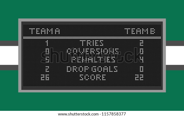 rugby scoreboard
