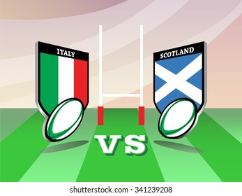 Rugby Six Nations Championship 2016, Italy Vs Scotland Match