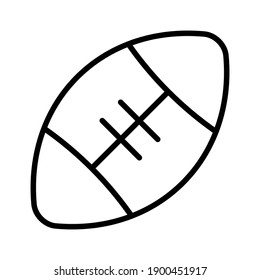 Rugby, sports, play icon vector image. Can also be used for education. Suitable for use on web apps, mobile apps and print media.