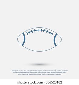 Rugby symbol icon 