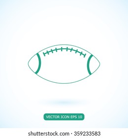 Rugby symbol icon 
