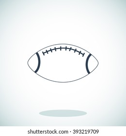 Rugby symbol icon 
