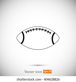Rugby symbol icon 