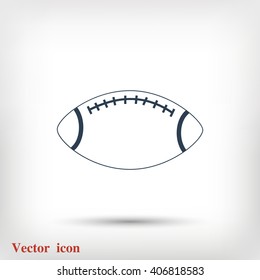 Rugby symbol icon 