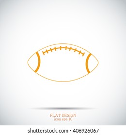 Rugby symbol icon 