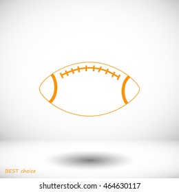 Rugby symbol icon 
