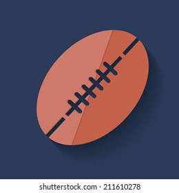 Rugby symbol,clean vector