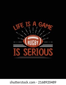 Rugby T-shirt Design  Graphics Template