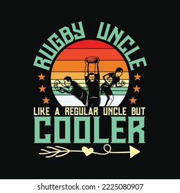 Rugby Uncle Funny Vintage Adult Rugby Team Player svg
