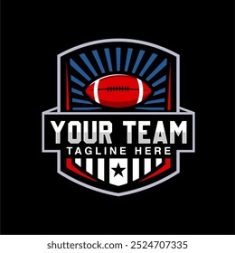 Rugby Vector , American Football Sport Logo Vector