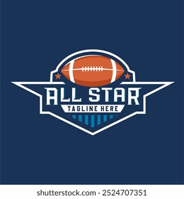 Rugby Vector , American Football Sport Logo Vector