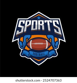 Rugby Vector , American Football Sport Logo Vector