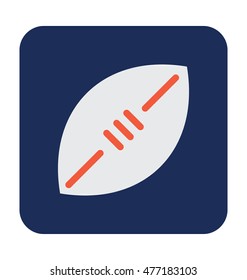 Rugby Vector Icon