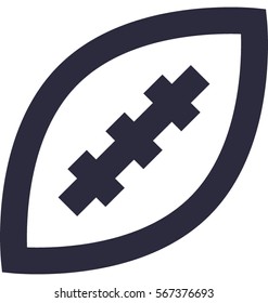 Rugby Vector Icon