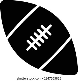 Rugby Vector Icon, american ball, champion icon, sport ball icon, laces vector icon
