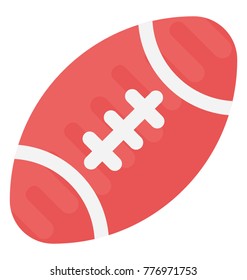 Rugby Vector Icon, designed to represent games