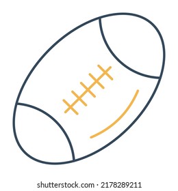 Rugby Vector icon which is suitable for commercial work and easily modify or edit it

