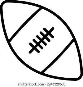 Rugby Vector Icon which is suitable for commercial work and easily modify or edit it
