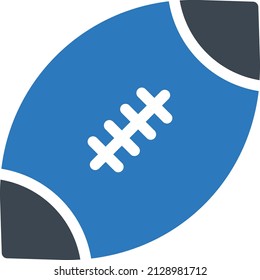 rugby Vector illustration on a transparent background. Premium quality symbols. Glyphs vector icon for concept and graphic design.