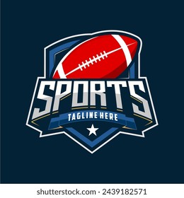 Rugby Vector , Sport Logo Vector
