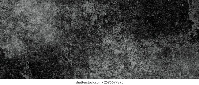 The Rugged and Industrial Charm of a Deeply Scratched and Stained Concrete Surface
