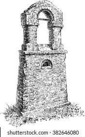 ruined belfry